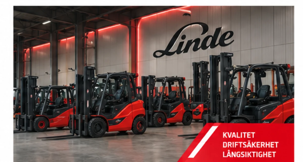 Linde-truckar i lagerlokal